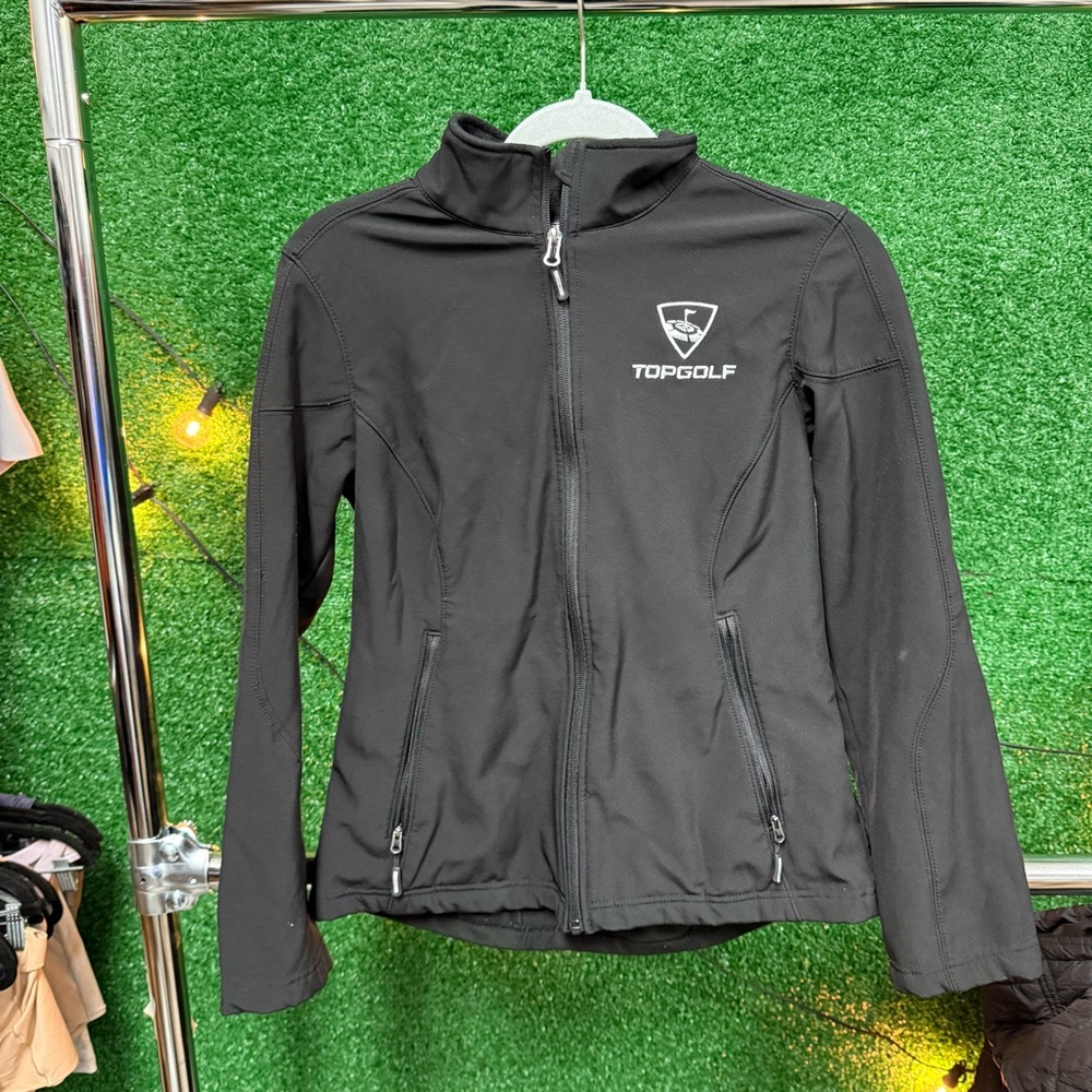 Women's Top golf Black Utility Jacket